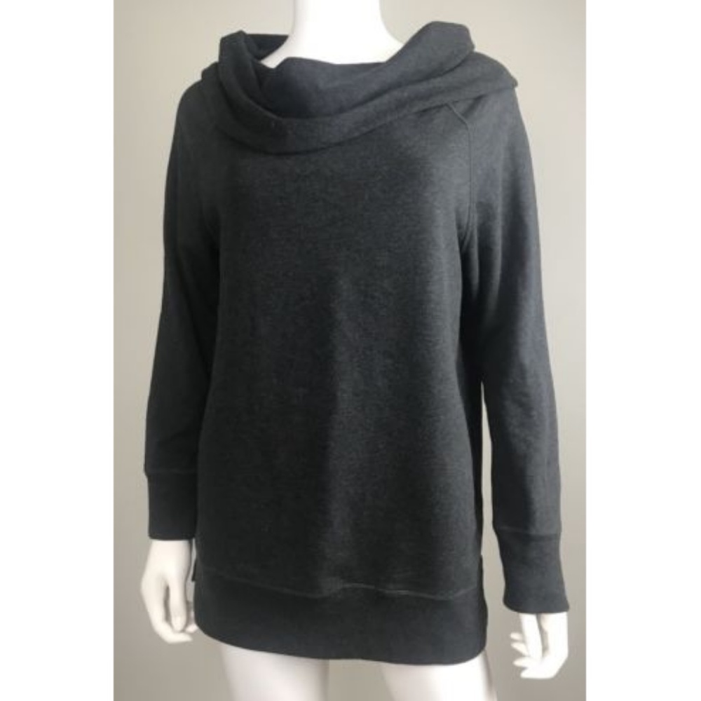 Soft Surroundings lightweight Sweatshirt/Sweater Cowl Neck Oversized Med